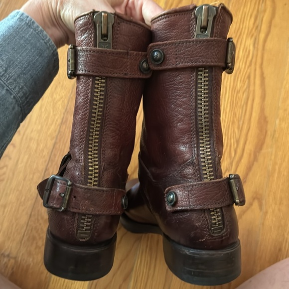 Frye Veronica back zip boots 7.5 redwood - Picture 5 of 7